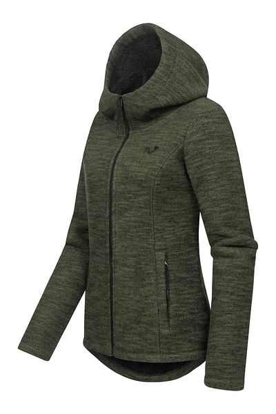 Ragwear Kapuzenstrickjacke Lyshka Melange