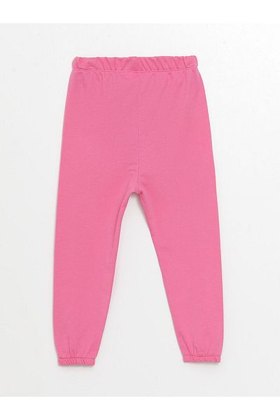 LC Waikiki Lw - Χοντρό Basic Baby Girl Jogger Sweatpants με ελαστική μέση