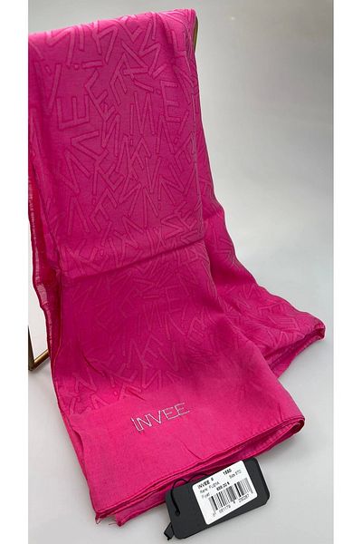 Invee INVEE 1550 Fuchsia Patterned Shawl