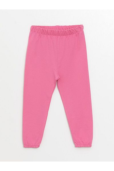 LC Waikiki Lw - Χοντρό Basic Baby Girl Jogger Sweatpants με ελαστική μέση
