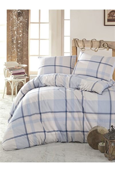 Kristal By Taç Nevresim Takımı Sava Mavi Tek Kişilik