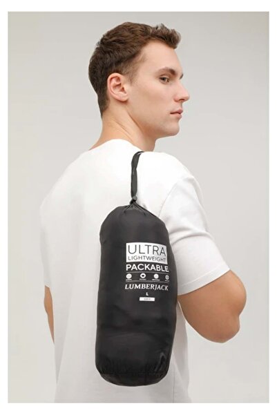 lumberjack SN21 PERRY COAT İNCE ŞİŞME MONT ERK. - SİYAH - M - ST05368-SİYAH-M