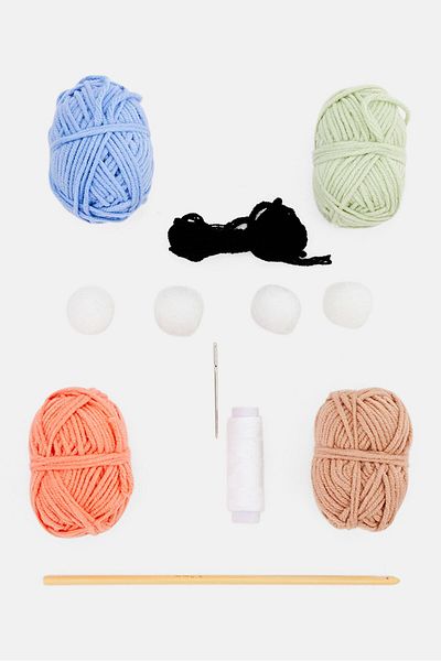 Tchibo Diy Crochet Kit Egg Cozy, Pink Combo