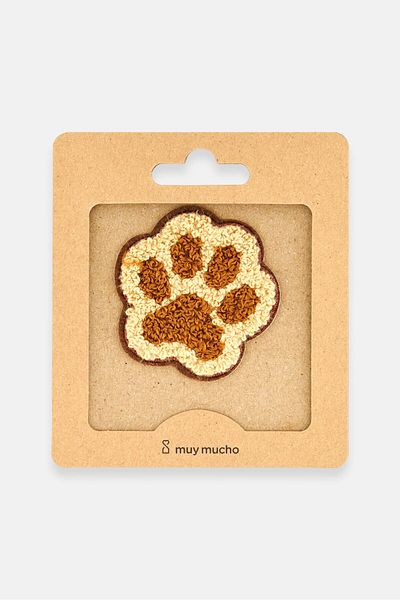 Muy Mucho Decorative Sticker Patch 11 H x 10 L cm, Tan/Beige