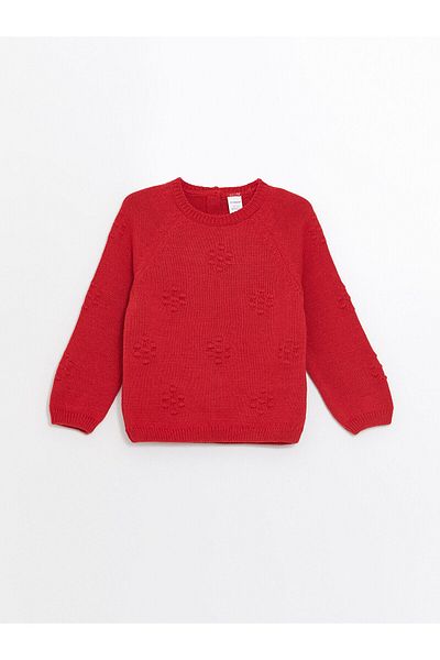 LC Waikiki Lw - Pulover pentru fetiță cu model cu gât crew