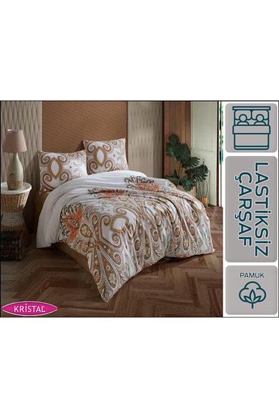 Kristal Pique Set Heraldic Salmon Double
