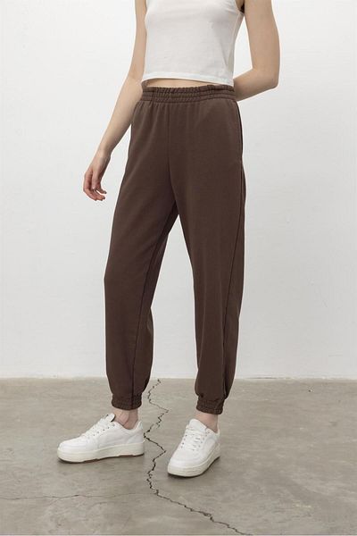 TUBİA Γυναικείο Bitter Brown Elastic Jogger Sweatpants