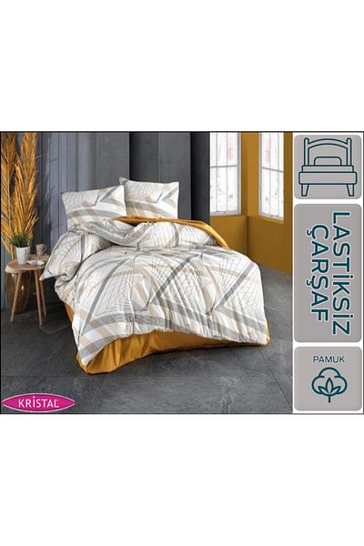 Kristal Prizma Brown Single Pique Set
