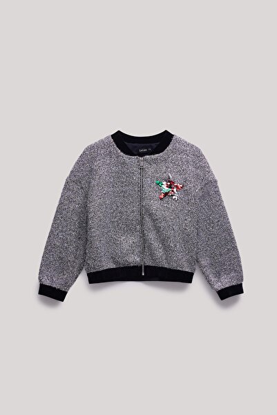 Lia Lea Γκρι παλτό για κορίτσια BG Store