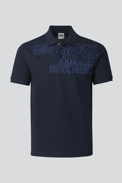 GMG FIRENZE Navy Blue Gmg Men's T-Shirt