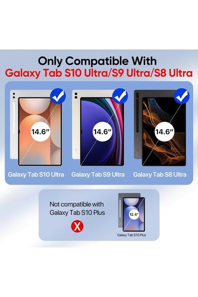 Duxweel Samsung Galaxy Tab S10 Ultra 14.6" Inch X920/x926/x927 Lüx Tablet Kılıfı