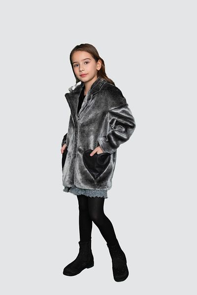 Lia Lea Palton gri pentru fete BG Store
