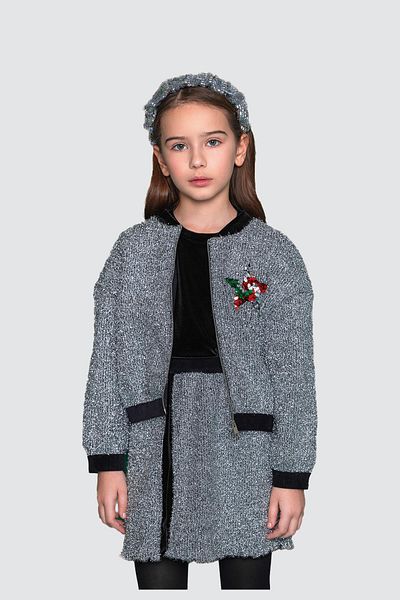 Lia Lea Palton gri pentru fete BG Store