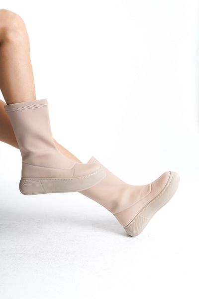 Moda Değirmeni Δέκα Γυναικείες Stretch Μποτάκια BG1165-116-0002