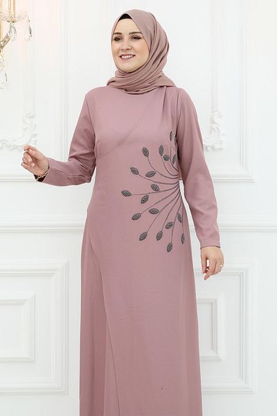 Amine Hüma Βραδινό φόρεμα Mislina Dusty Rose