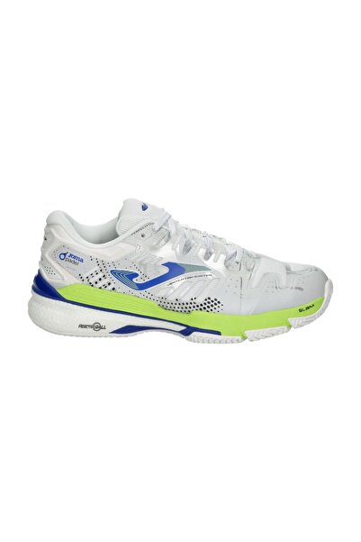 Joma Slam Men 2402 Blanco Amarıllo Flúor Royal Erkek Beyaz Tenis Ayakkabı Tsl...
