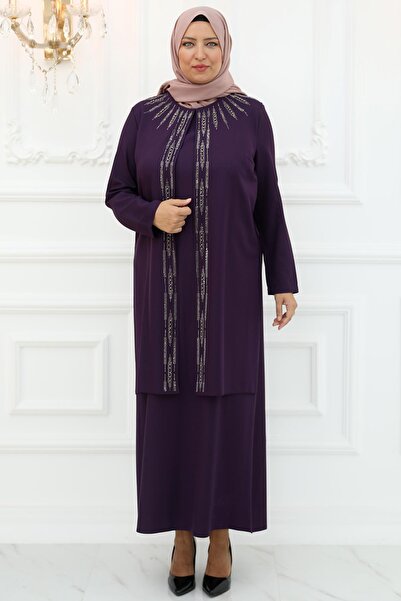 Amine Hüma Nisa Abiye Mor