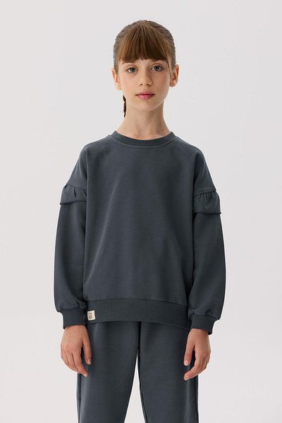 Tyess Basic Bg Store Girl's Anthracite Set