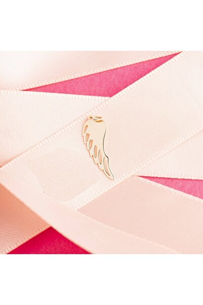 MİNİMAL Altın Yıldız Melek Kanat Kolye Ucu "serena"