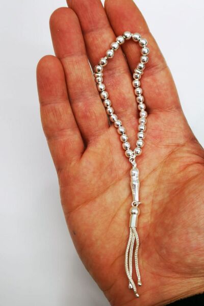 Omar Ασημένιο Χειροποίητο Φιλιγκράν Μίνι Μέγεθος Ασημένιο Μπαλάκι Προσευχής 12,45 γρ.