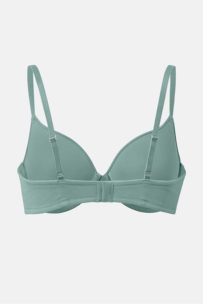 Tchibo Women Padded Underwire Bra, Green