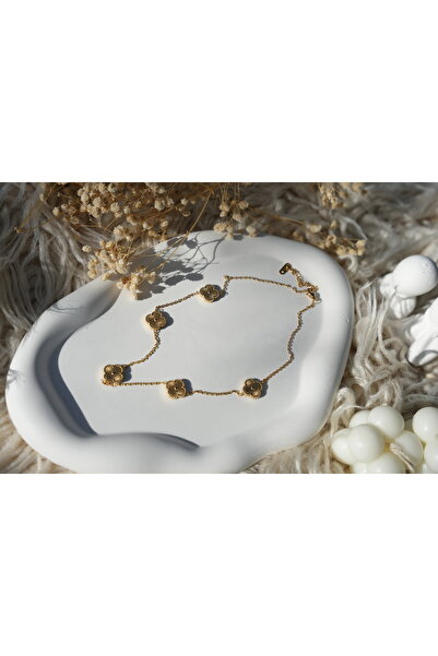 dilos accessory قلادة فان كليف يونا - ذهبي