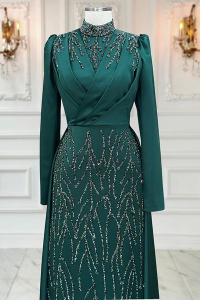 Amine Hüma Βραδινό φόρεμα Emerald Nihal