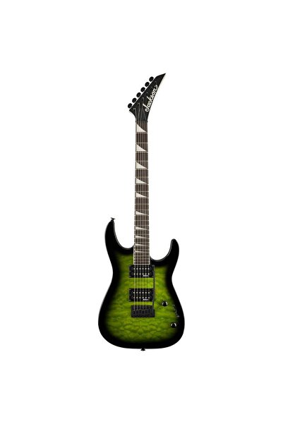Jackson JS20 Dinky DKQ 2PT Amaranth Klavye Transparent Green Burst Elektro Gitar