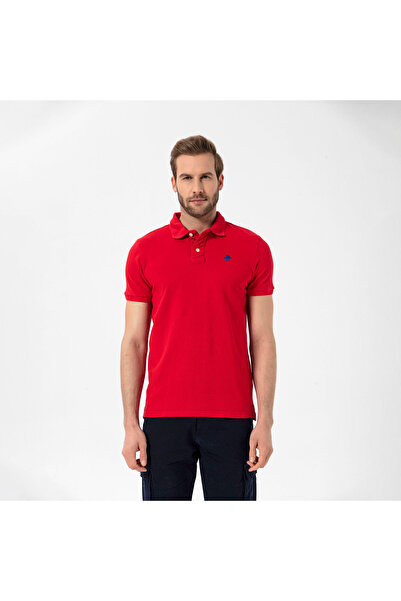 ROUTEFIELD Ανδρικό κόκκινο μπλουζάκι πόλο Patriot ΑΝΔΡΙΚΟ ΜΠΛΟΥΖΑ POLO RFPATRIOT22