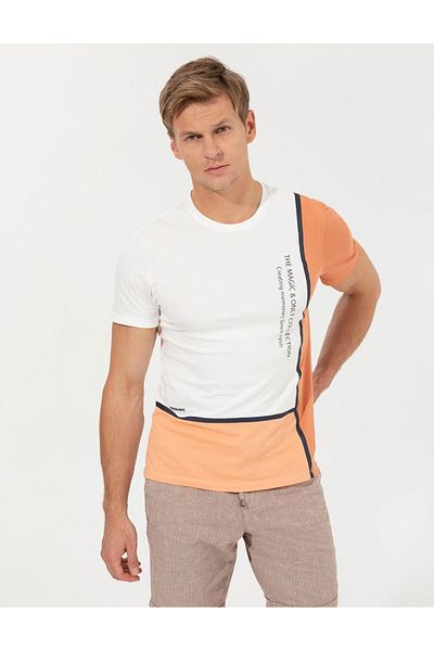 Pierre Cardin Tricou pentru bărbați, slim fit, cu gâtul rotund
