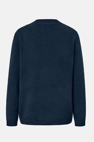 Tchibo Women Textured Pull Over Sweater, Navy