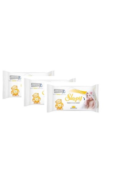 Sleepy Sensitive Wet Wipes 25X3 Capless Package School Bag Set