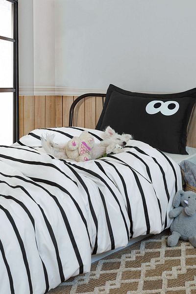 Eponj Home Set cuvertură de pilota neagră pentru juniori