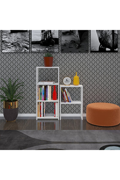 Kenzlife Kitaplık Süper Ga 150*40*19 Byz 5 Katlı Tek Bölme Çift Bölme Opsiyonlu Ofis Mutfak Banyo Do