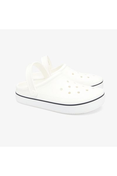 Crocs White Men's Off Court Clog Slippers