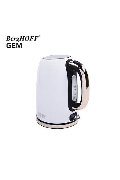 Berghoff Gem Titanium 1.7 Liter Bright White Gold Kettle