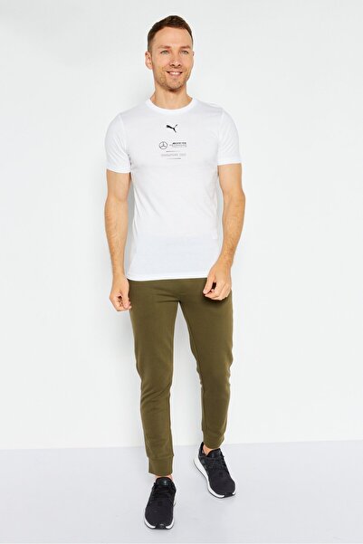 Puma x Mercedes AMG Men Sportswear Fit Short Sleeve Outdoor T-Shirt, White