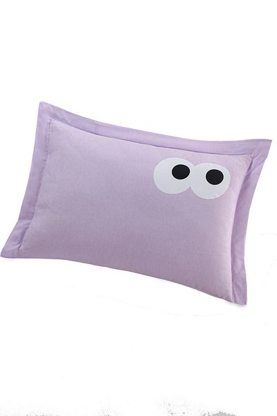 Eponj Home Single Pes Elastic Sheet Set - Plain Painting Lilac