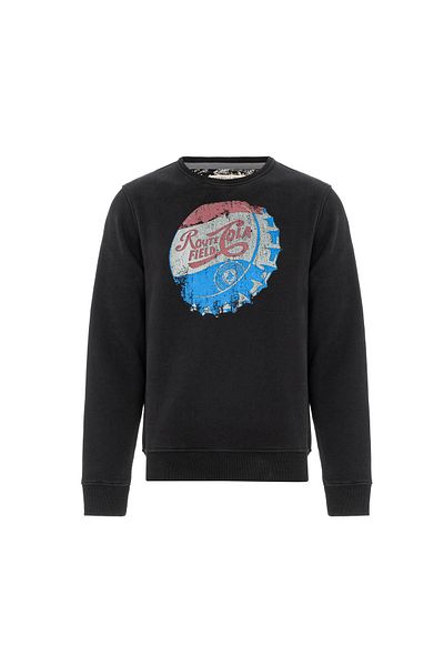 ROUTEFIELD Black Holy Men's Sweatshirt