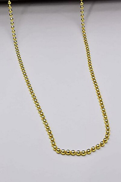 Omar Silver Unisex Top Tırnak Makası 1,5 Mm Gold Altın Kaplama Gümüş Kolye Zi...
