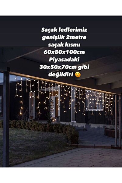 Bora Led Aydınlatma Dış mekan saçak led 2x1metre