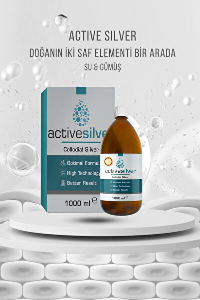 ACTİVE SİLVER Gümüş Suyu 40ppm *1000ml
