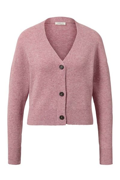 Tchibo Women V-neck Knitted Cardigan, Pink