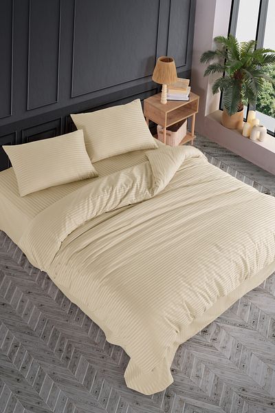 Güvenal Σετ διπλό παπλωματοθήκη OPERA Boxed Cotton Satin |   Σατέν Παπλωματοθήκη |   Προίκα