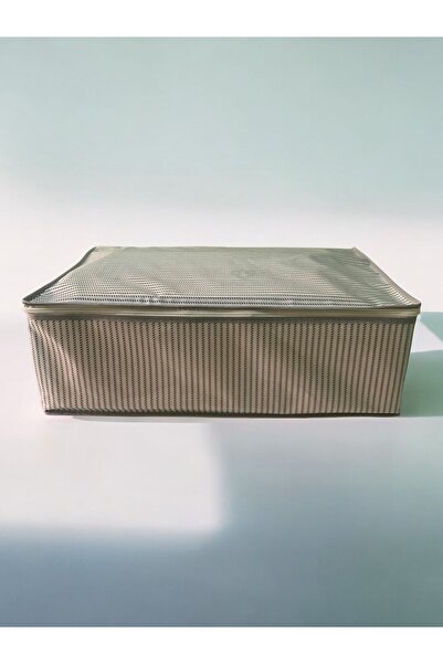 ROZET TEKSTİL 5 Adet Giysi Kıyafet Saklama  Yatak Baza Altı Düzenleyici Çok Amaçlı Hurç 64 x 45 x 22 Cm