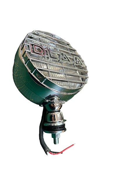 gcstore 2 Adet Metal Nikelaj Kasa Sis Lambasi Beyaz Cam 16 Cm 12 Volt Plastik...