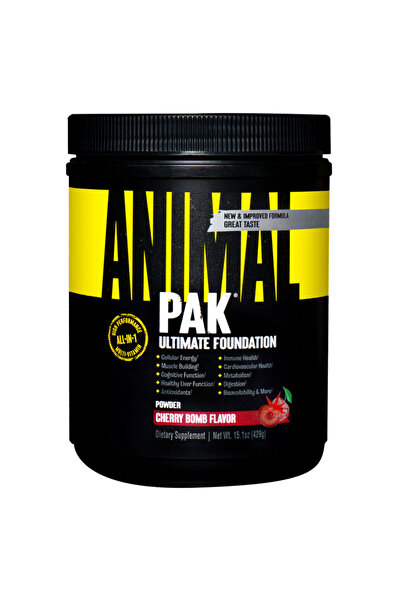 Universal Nutrition بودرة أساس أنيمال باك ألتيميت فاونديشن، كرز، 30