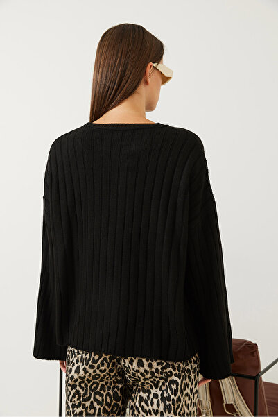 Bianco Lucci Dámský vzorovaný úpletový svetr