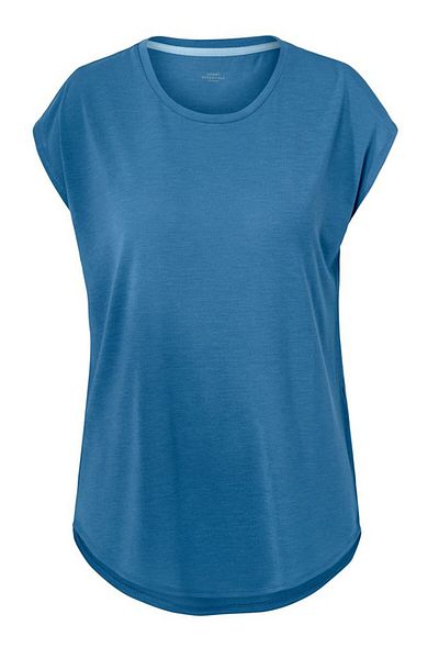 Tchibo Women Sportswear Fit Plain Training Top, Blue