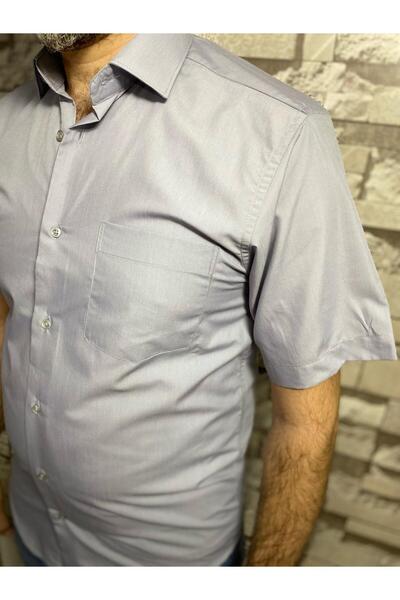 BENESSE Дакрон з кишенями, класичний широкий крій, короткі рукави, краватка, комір сорочки